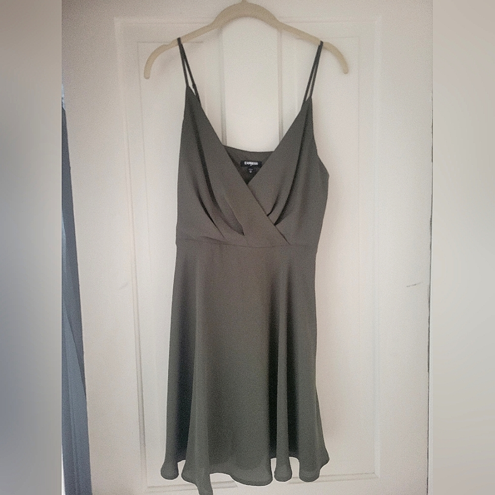 2/$35 Women’s Express Army Green Mini Dress